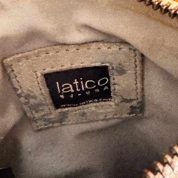 LATICO LEATHER - METALLIC CROSSBODY. WAS $125 brand new. - Picture 4 of 8